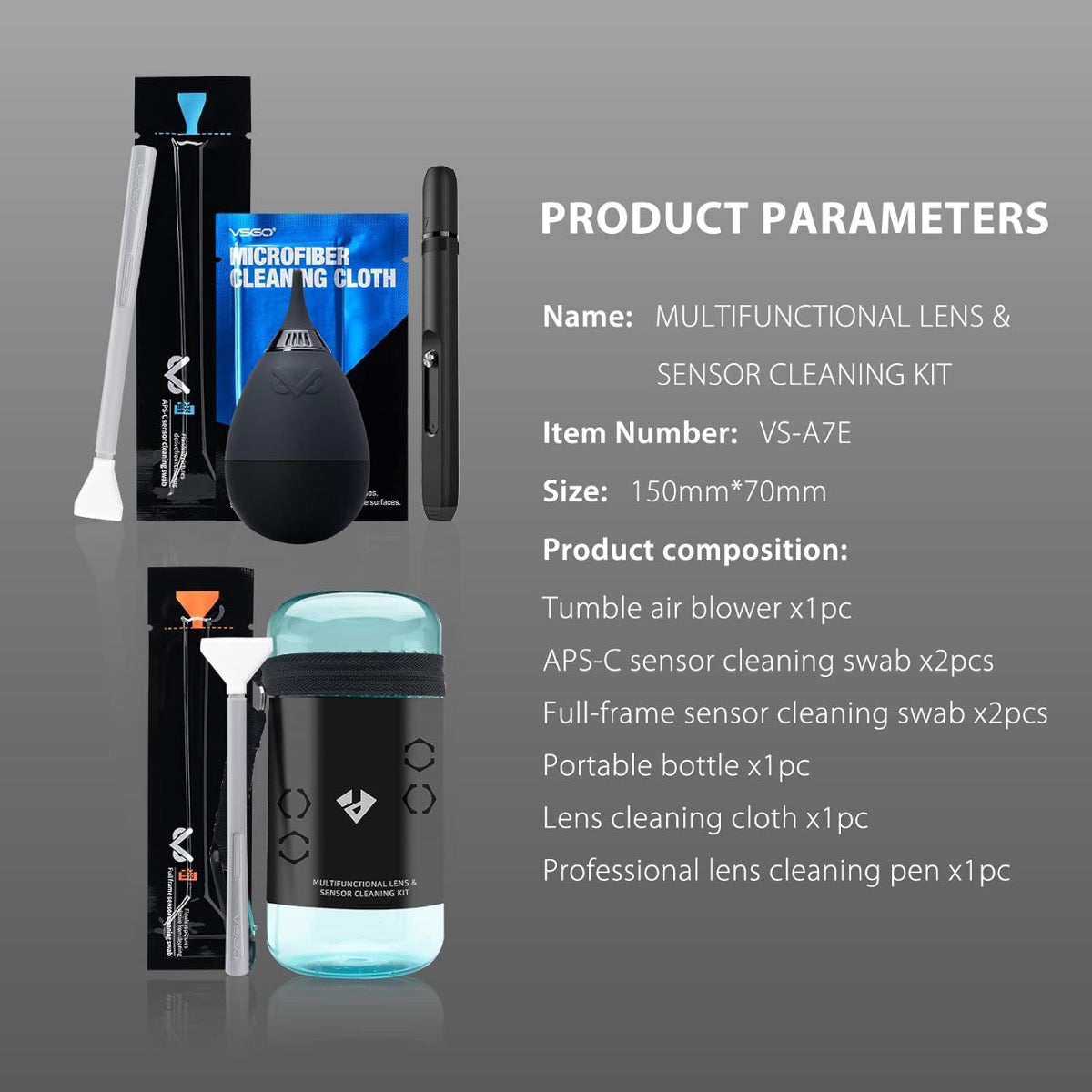 VSGO Multifunctional Lens & Sensor Cleaning Kit