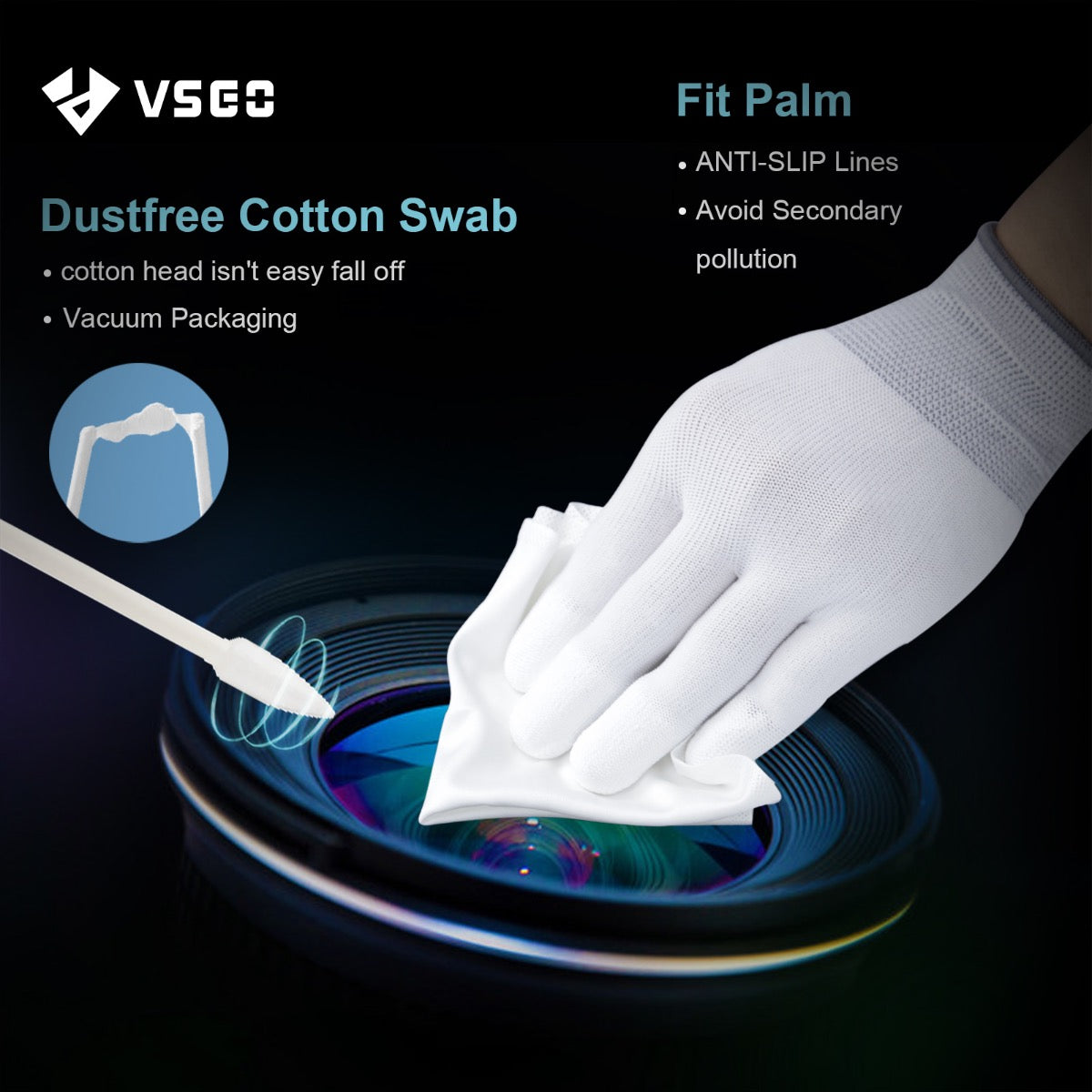 VSGO Wrap-up Camera Cleaning Kit Pro