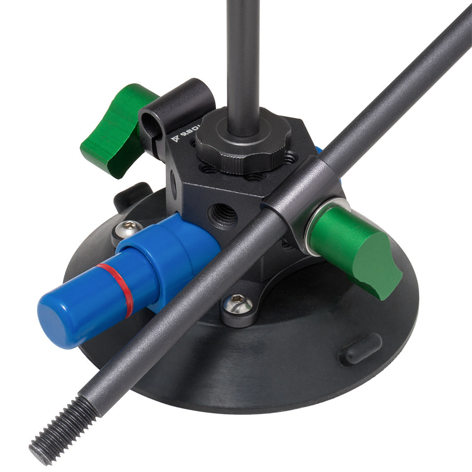 9.Solutions Suction Cup with 3/8” and 1/4" Cheeseblock