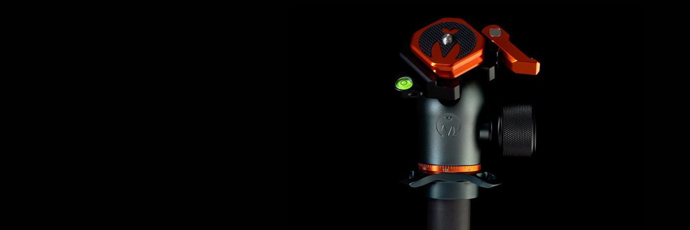 Valve with orange accents on a black background