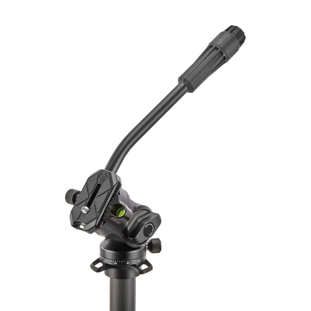 AIRHED VISION pan & tilt head with 90˚ rotatable clamp