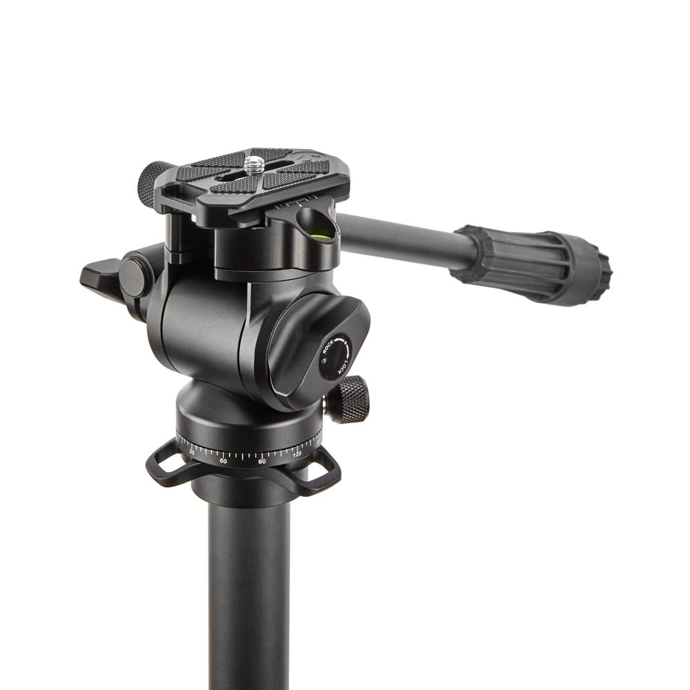 AIRHED VISION pan & tilt head with 90˚ rotatable clamp