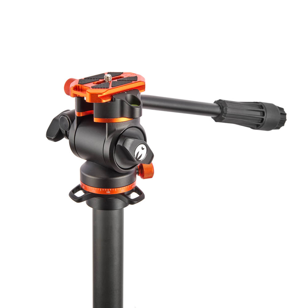 AIRHED VISION pan & tilt head with 90˚ rotatable clamp