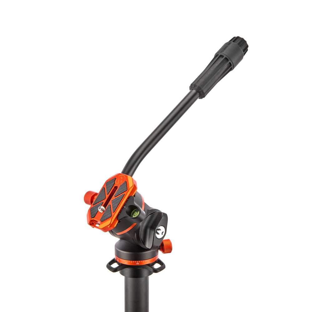 AIRHED VISION pan & tilt head with 90˚ rotatable clamp