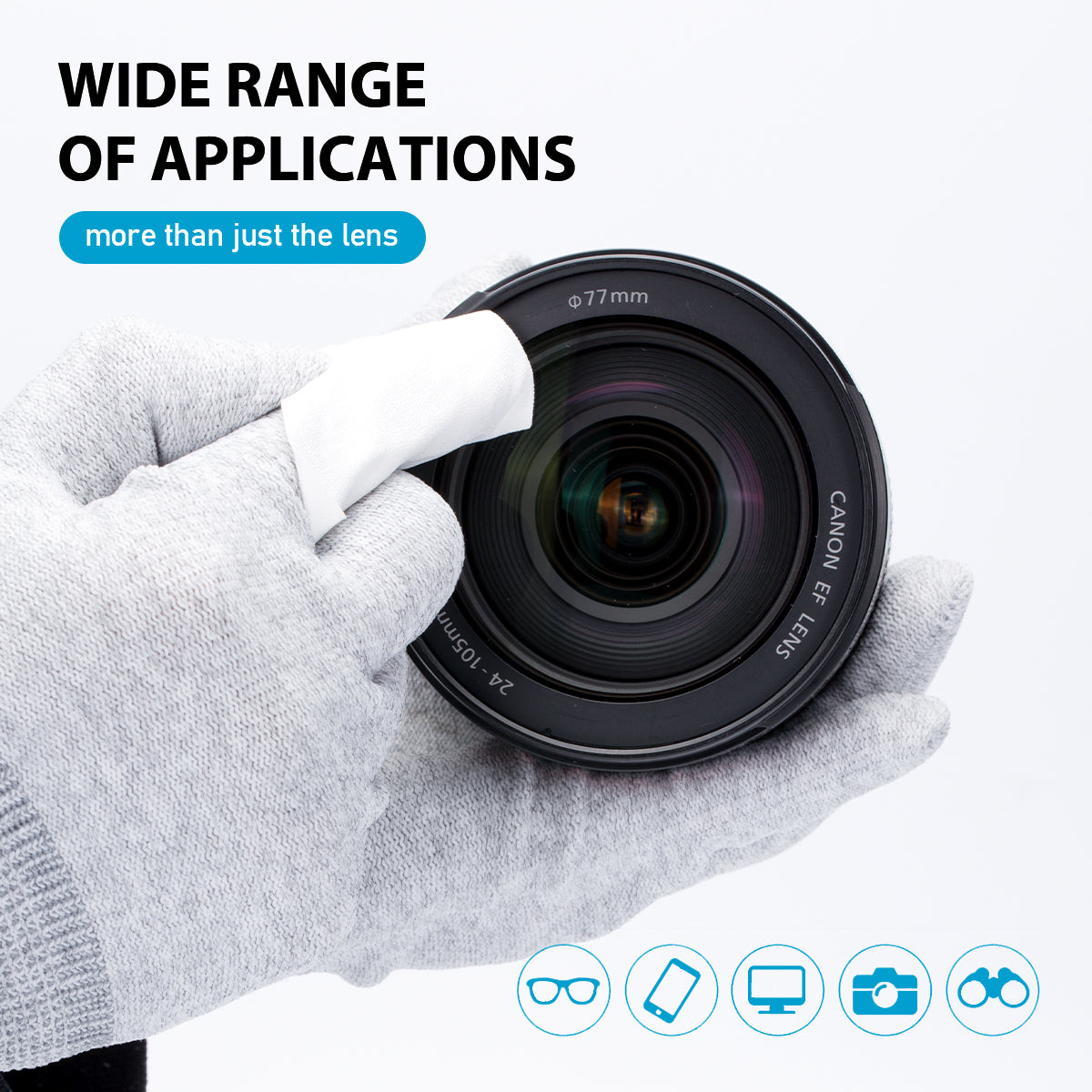 VSGO Microfiber Lens Cleaning Cloth 20 pcs set