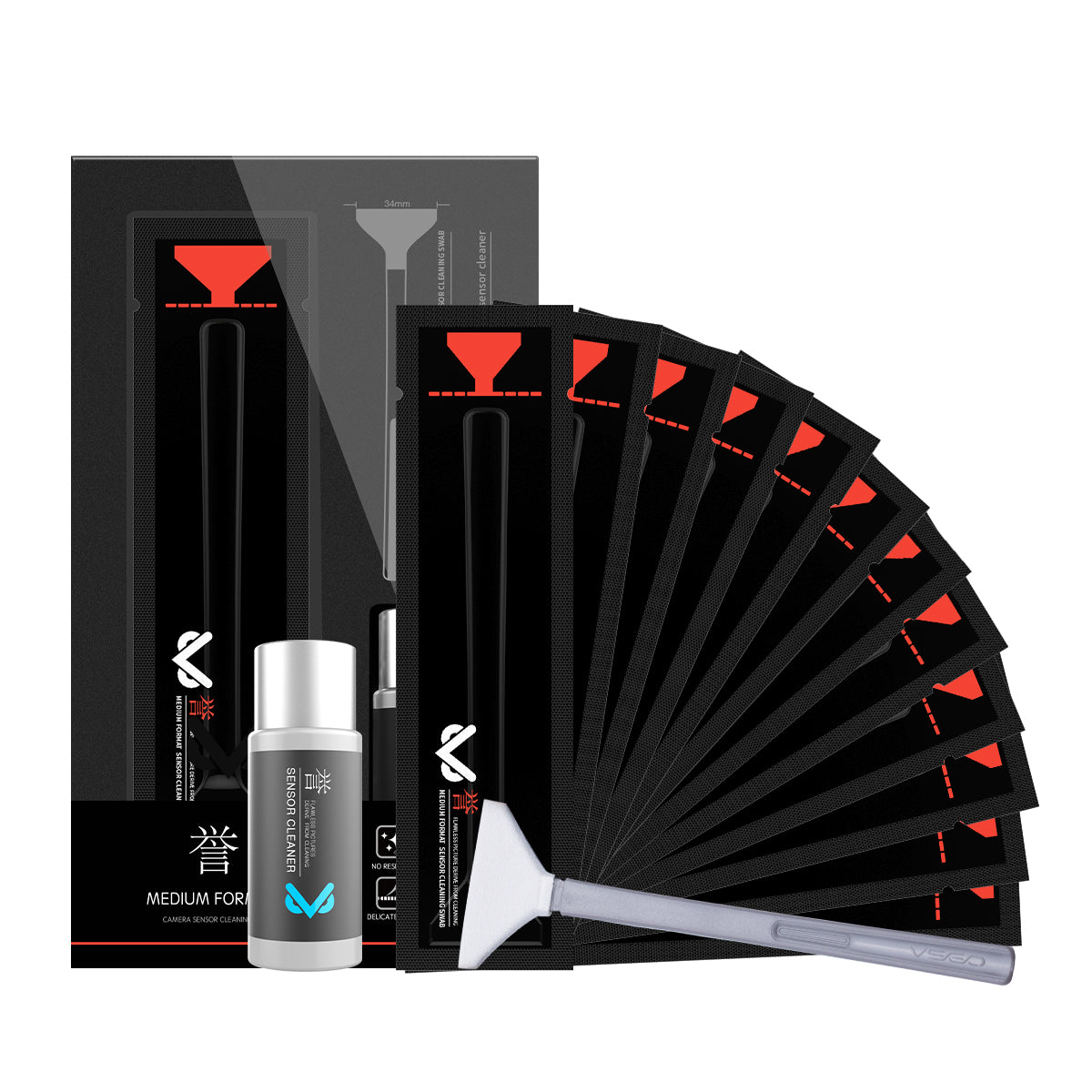 VSGO Medium Format Sensor Cleaning Rod Kit