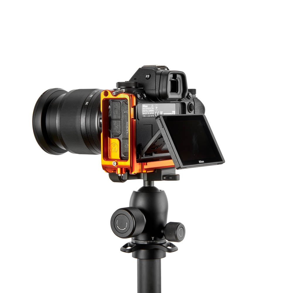 ZELDA QD-Compatible Dedicated L-bracket for Nikon Z5, Z6, Z7, Z6 II, and Z7 II