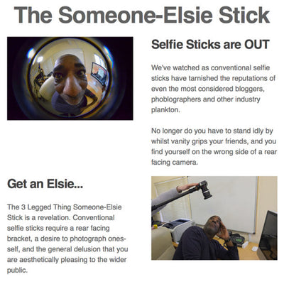 Did Someone Say Monopod? The Someone-Elsie Stick