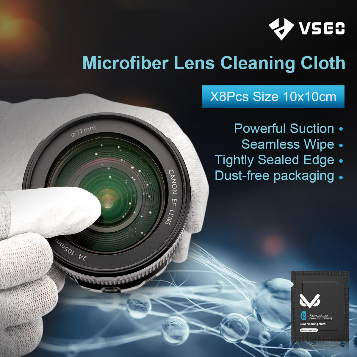 VSGO Wrap-up Camera Cleaning Kit Pro