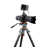 75mm Half Bowl in use with Tommy tripod (not included) and the AirHed Vu (not included)