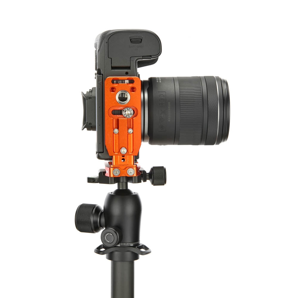 Canon R5 sur Lexie QD - Vue de dessous