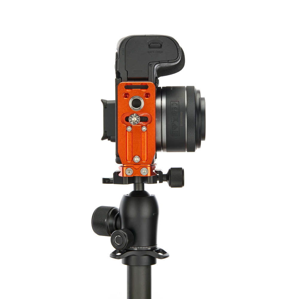Canon R7 sur Lexie QD - Vue de dessous