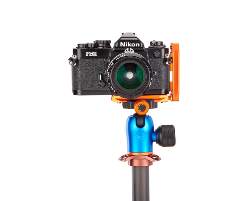 Nikon FM2 on Lexie - Front view