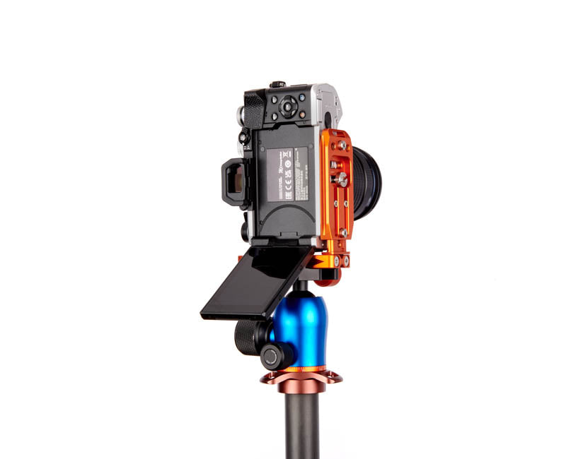 OM System OM5 on Lexie - Underside view,Screen Flipped