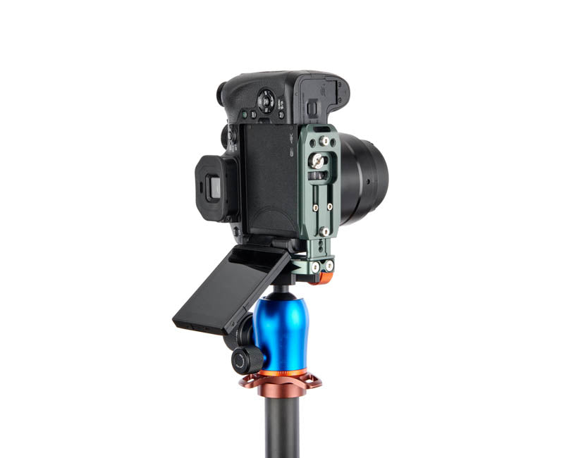 Panasonic FZ330 on Lexie - Underside view,Screen Flipped