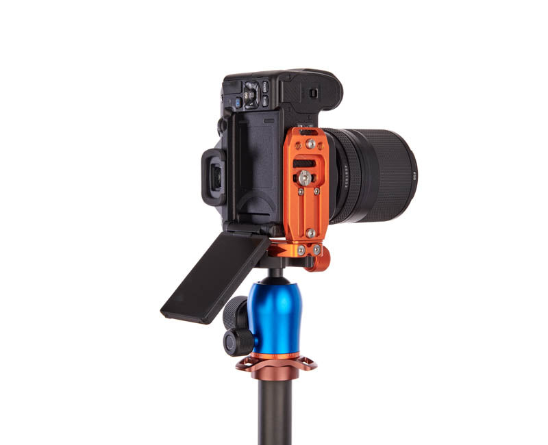 Pentax KF on Lexie - Underside view,Screen Flipped