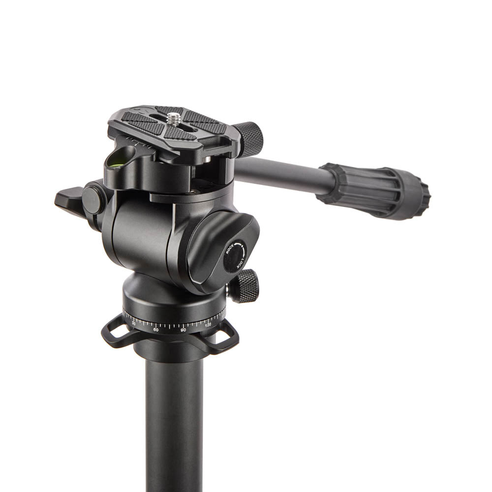 AIRHED VISION pan & tilt head with 90˚ rotatable clamp