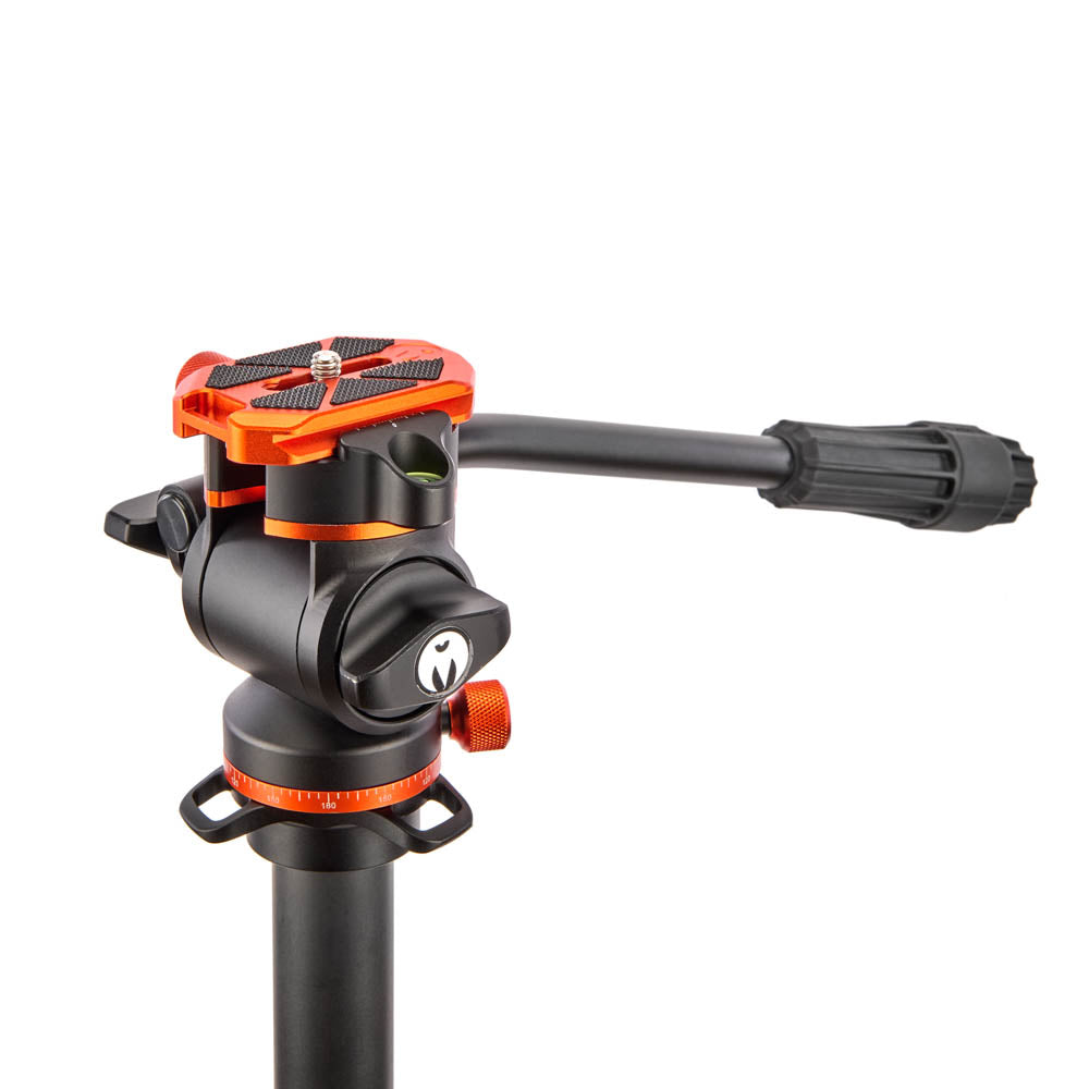AIRHED VISION pan & tilt head with 90˚ rotatable clamp