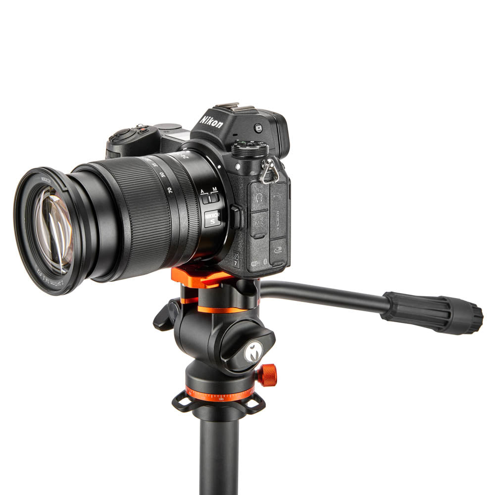 AIRHED VISION pan & tilt head with 90˚ rotatable clamp