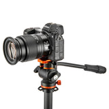 AIRHED VISION pan & tilt head with 90˚ rotatable clamp