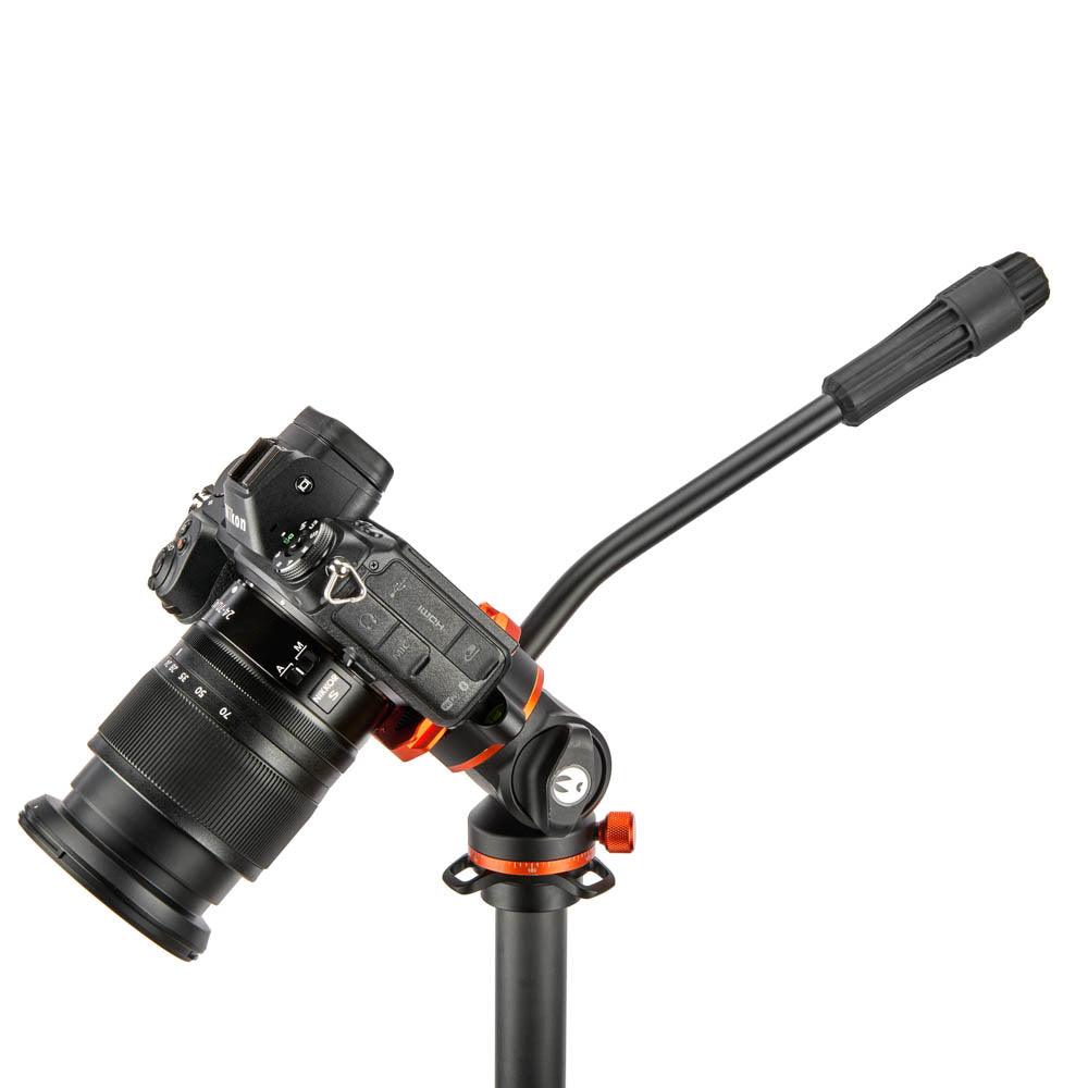 AIRHED VISION pan & tilt head with 90˚ rotatable clamp