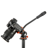 AIRHED VISION pan & tilt head with 90˚ rotatable clamp