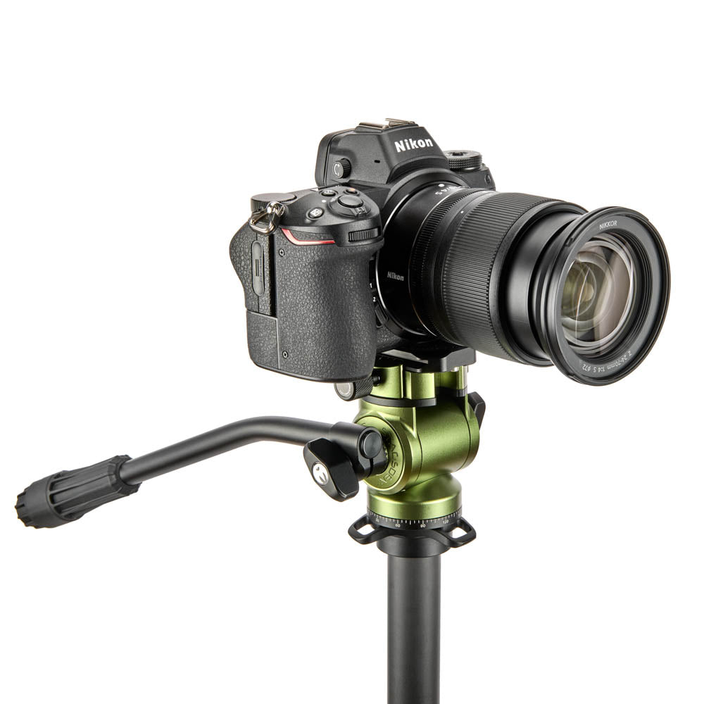 AIRHED VISION pan & tilt head with 90˚ rotatable clamp