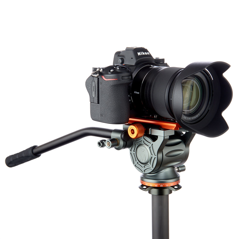 AirHed Cine with Standard Plate on Nikon camera