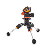 Brian 2.0 in copper and black legs and column removed with vanz footwear in place of legs for a tabletop tripod (footwear sold separately)