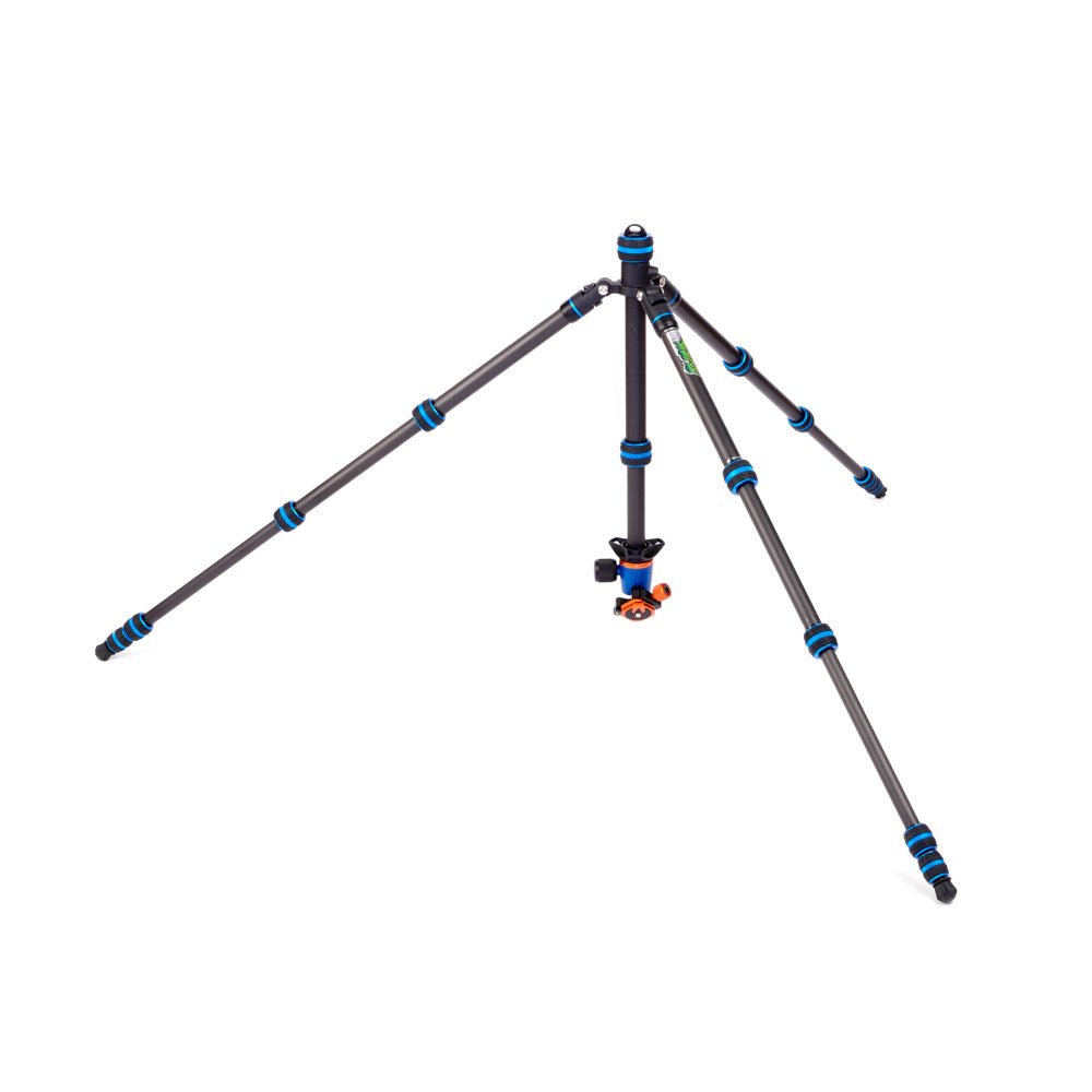 Brian 2.0 in blue and black legs at 55˚ column inverted