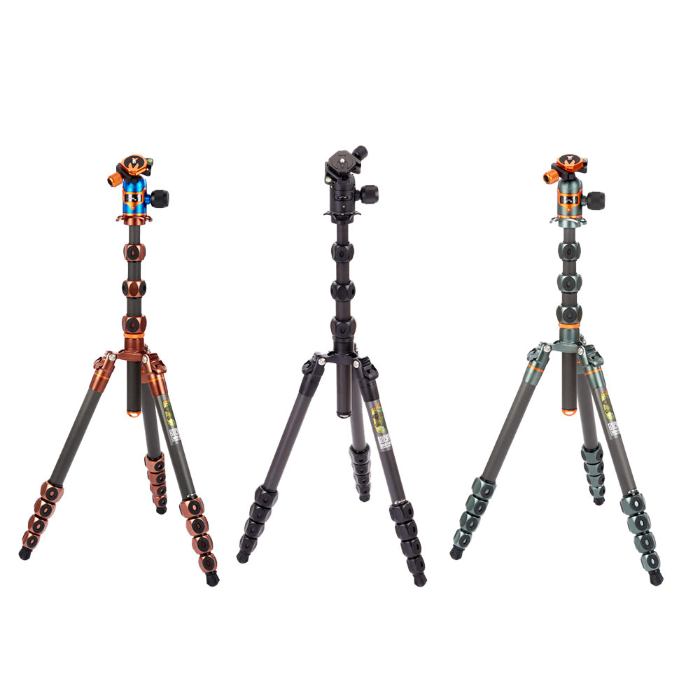 Legends Bucky Carbon Fibre Travel Tripod system, Darkness