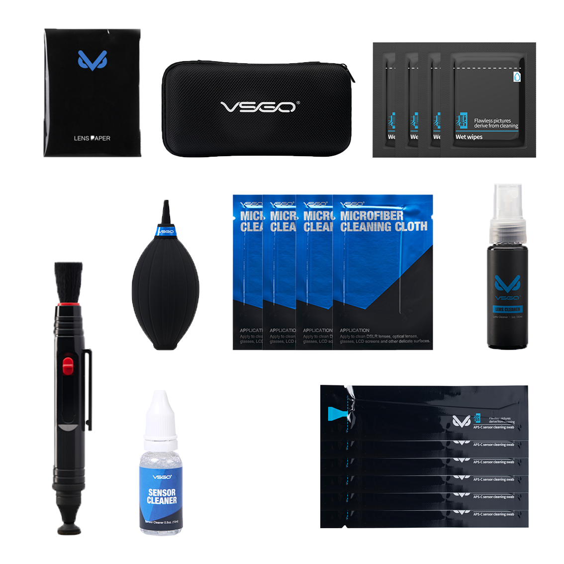 VSGO Camera Lens & Sensor Cleaning Portable Kit