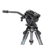 Legends Jay Carbon Fibre Levelling Base Travel Tripod System
