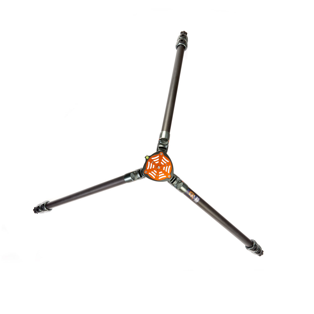 Legends Tommy Hybrid photo video tripod with legs at 80˚