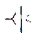 Monopod trent Kit 2.0 in blue with Docz and Toolz displayed