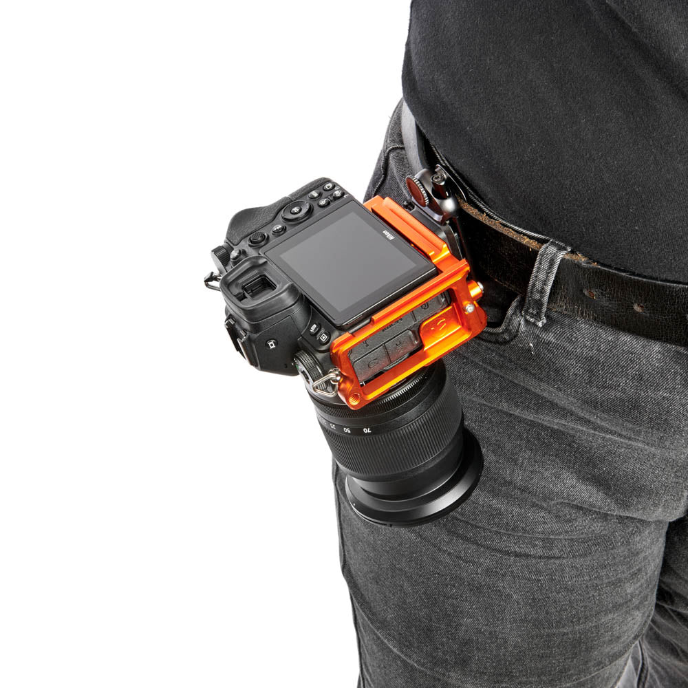 ZELDA QD-Compatible Dedicated L-bracket for Nikon Z5, Z6, Z7, Z6 II, and Z7 II